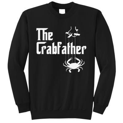 Funny Crab Lover Crabbing The Crabfather Crabber Sweatshirt