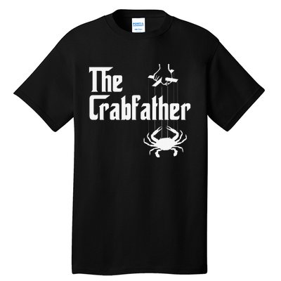 Funny Crab Lover Crabbing The Crabfather Crabber Tall T-Shirt