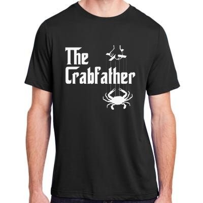 Funny Crab Lover Crabbing The Crabfather Crabber Adult ChromaSoft Performance T-Shirt