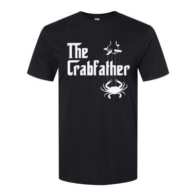 Funny Crab Lover Crabbing The Crabfather Crabber Softstyle® CVC T-Shirt