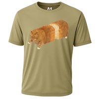 Funny Cat Loaf Cat Bread Cat Lovers Kitty Kitten Women Cooling Performance Crew T-Shirt