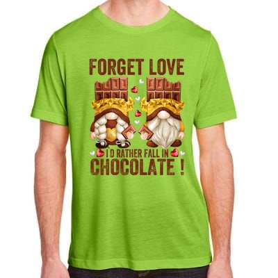 Funny Chocolate Lover Gnome Funny Gift Anti Valentines Day Great Gift Adult ChromaSoft Performance T-Shirt