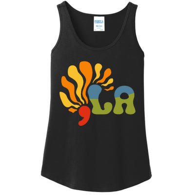 Funny Comma La Kamala Harris Punctuation La Ladies Essential Tank