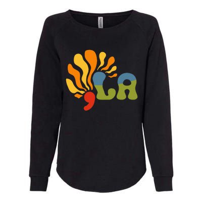 Funny Comma La Kamala Harris Punctuation La Womens California Wash Sweatshirt