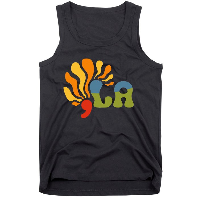 Funny Comma La Kamala Harris Punctuation La Tank Top