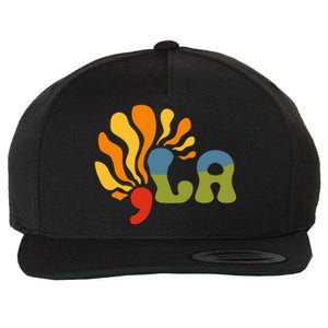 Funny Comma La Kamala Harris Punctuation La Wool Snapback Cap