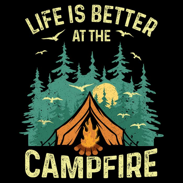 Funny Camping Lover Design For Camping Vacationist Backpack