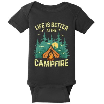 Funny Camping Lover Design For Camping Vacationist Baby Bodysuit