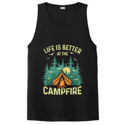 Funny Camping Lover Design For Camping Vacationist PosiCharge Competitor Tank