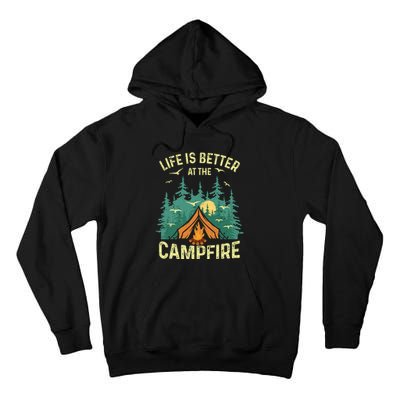 Funny Camping Lover Design For Camping Vacationist Tall Hoodie