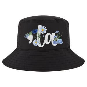 Flower Comma La Kamala Harris For President 2024 Election Cool Comfort Performance Bucket Hat