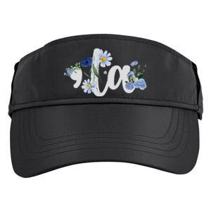 Flower Comma La Kamala Harris For President 2024 Election Adult Drive Performance Visor