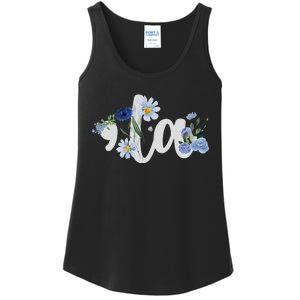 Flower Comma La Kamala Harris For President 2024 Election Ladies Essential Tank