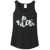 Flower Comma La Kamala Harris For President 2024 Election Ladies Essential Tank