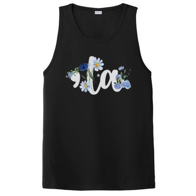 Flower Comma La Kamala Harris For President 2024 Election PosiCharge Competitor Tank