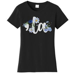 Flower Comma La Kamala Harris For President 2024 Election Women's T-Shirt