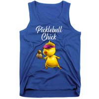 Funny Chick Lover Pickleball Paddle Sport Gift For Girl Tank Top