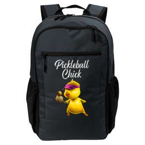 Funny Chick Lover Pickleball Paddle Sport Gift For Girl Daily Commute Backpack