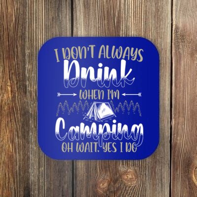 Funny Camping Lover Graphic And Camper Great Gift Coaster