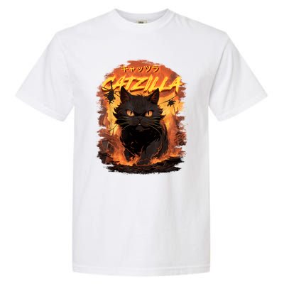 Funny Cat Lover Catzilla Cat Humor Cat Garment-Dyed Heavyweight T-Shirt