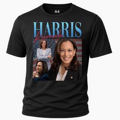 Funny Cat Lovers Kamala Harris Blue Cats Wave For Kamala Cooling Performance Crew T-Shirt