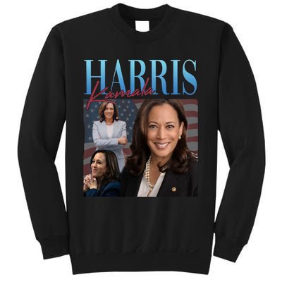 Funny Cat Lovers Kamala Harris Blue Cats Wave For Kamala Sweatshirt