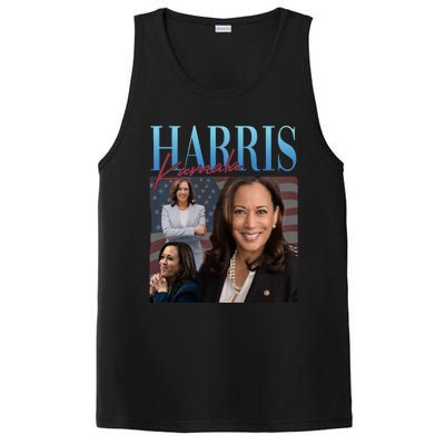 Funny Cat Lovers Kamala Harris Blue Cats Wave For Kamala PosiCharge Competitor Tank