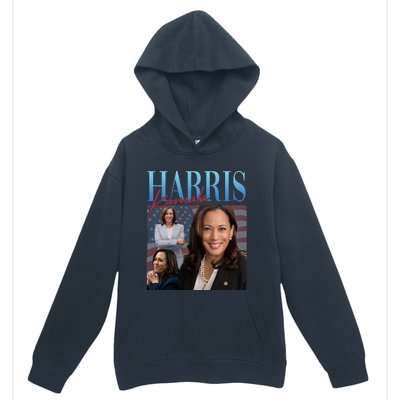 Funny Cat Lovers Kamala Harris Blue Cats Wave For Kamala Urban Pullover Hoodie