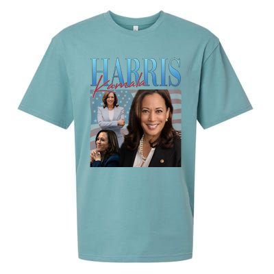 Funny Cat Lovers Kamala Harris Blue Cats Wave For Kamala Sueded Cloud Jersey T-Shirt