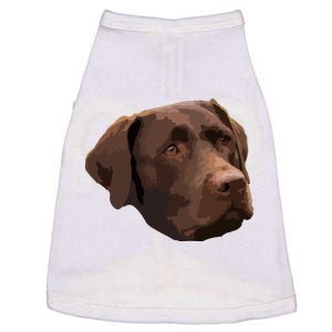 Funny Chocolate Lab Labrador Retriever Dog Head Doggie Tank