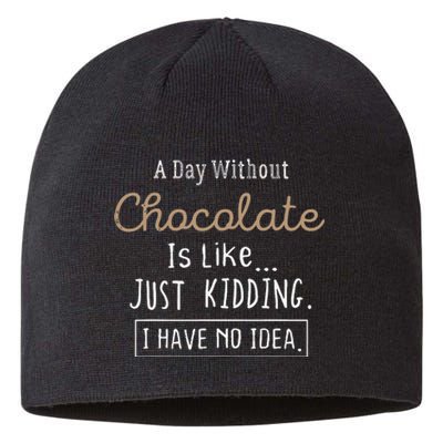 Funny Chocolate Lovers Cute Gift Sustainable Beanie