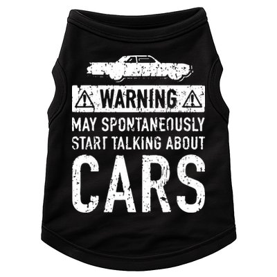 Funny Car Lover Gift Garage Owner Car Fixer Enthusiast Doggie Tank