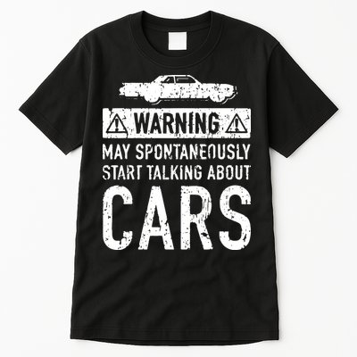 Funny Car Lover Gift Garage Owner Car Fixer Enthusiast Tall T-Shirt