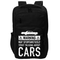 Funny Car Lover Gift Garage Owner Car Fixer Enthusiast Impact Tech Backpack