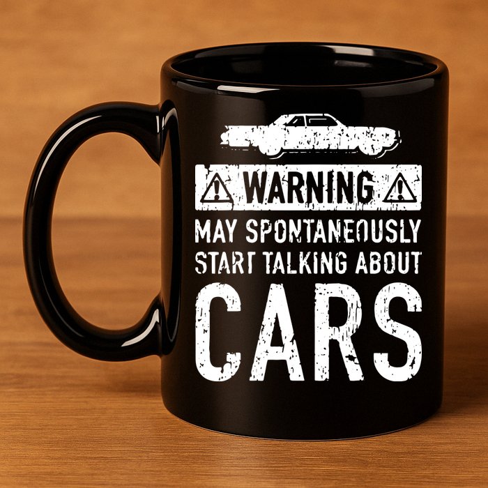 Funny Car Lover Gift Garage Owner Car Fixer Enthusiast 11oz C Handle Ceramic Mug