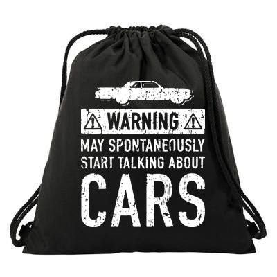 Funny Car Lover Gift Garage Owner Car Fixer Enthusiast Drawstring Bag