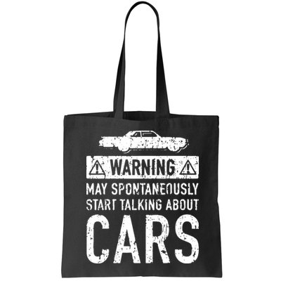 Funny Car Lover Gift Garage Owner Car Fixer Enthusiast Bag