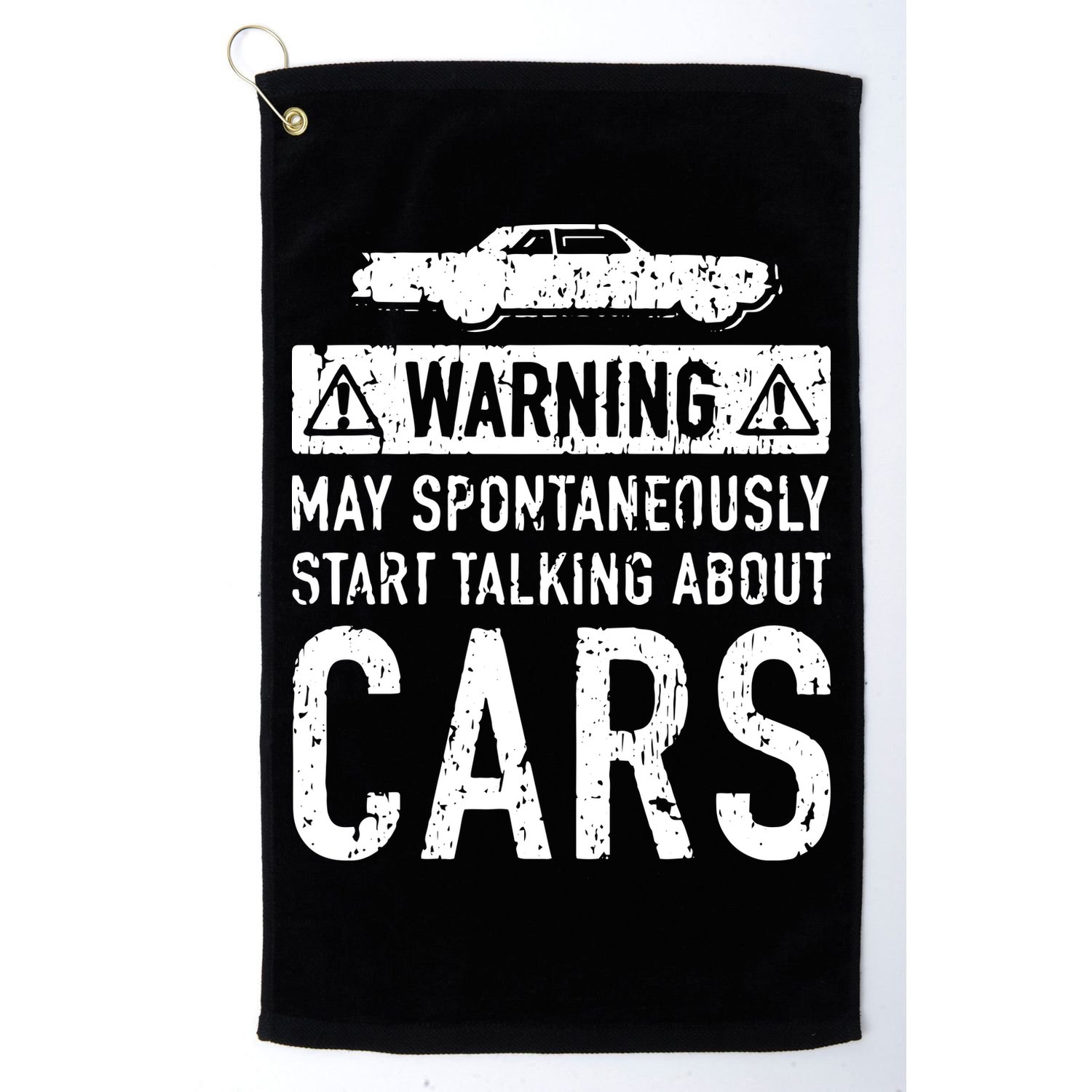 Funny Car Lover Gift Garage Owner Car Fixer Enthusiast Golf Towel