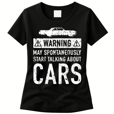 Funny Car Lover Gift Garage Owner Car Fixer Enthusiast Womens T-Shirt
