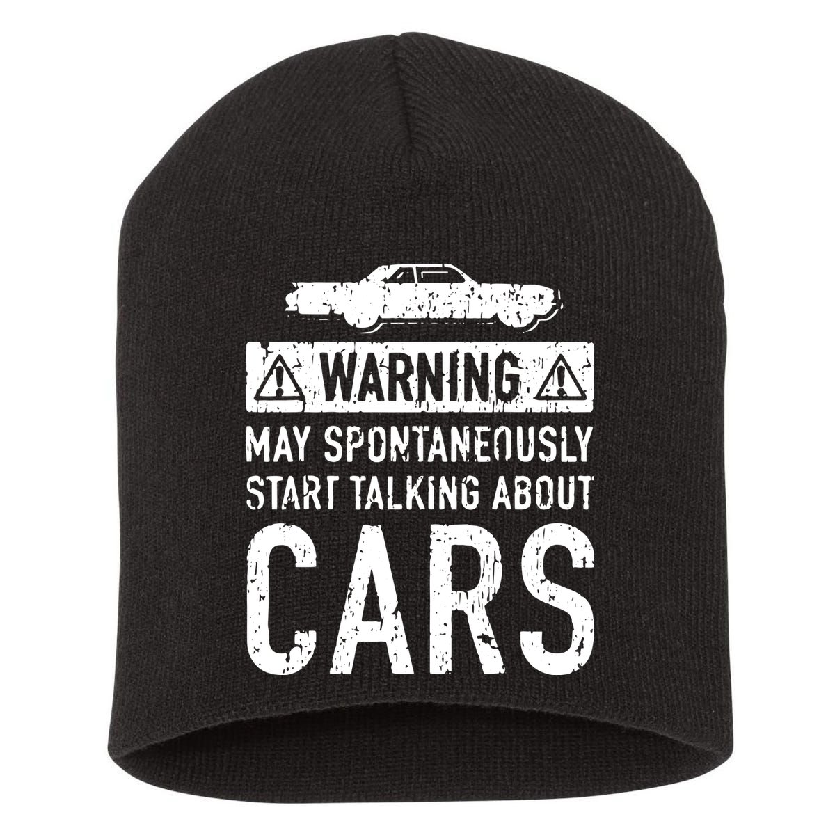 Funny Car Lover Gift Garage Owner Car Fixer Enthusiast Short Acrylic Beanie
