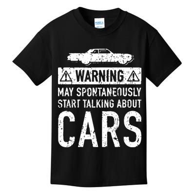 Funny Car Lover Gift Garage Owner Car Fixer Enthusiast Kids T-Shirt