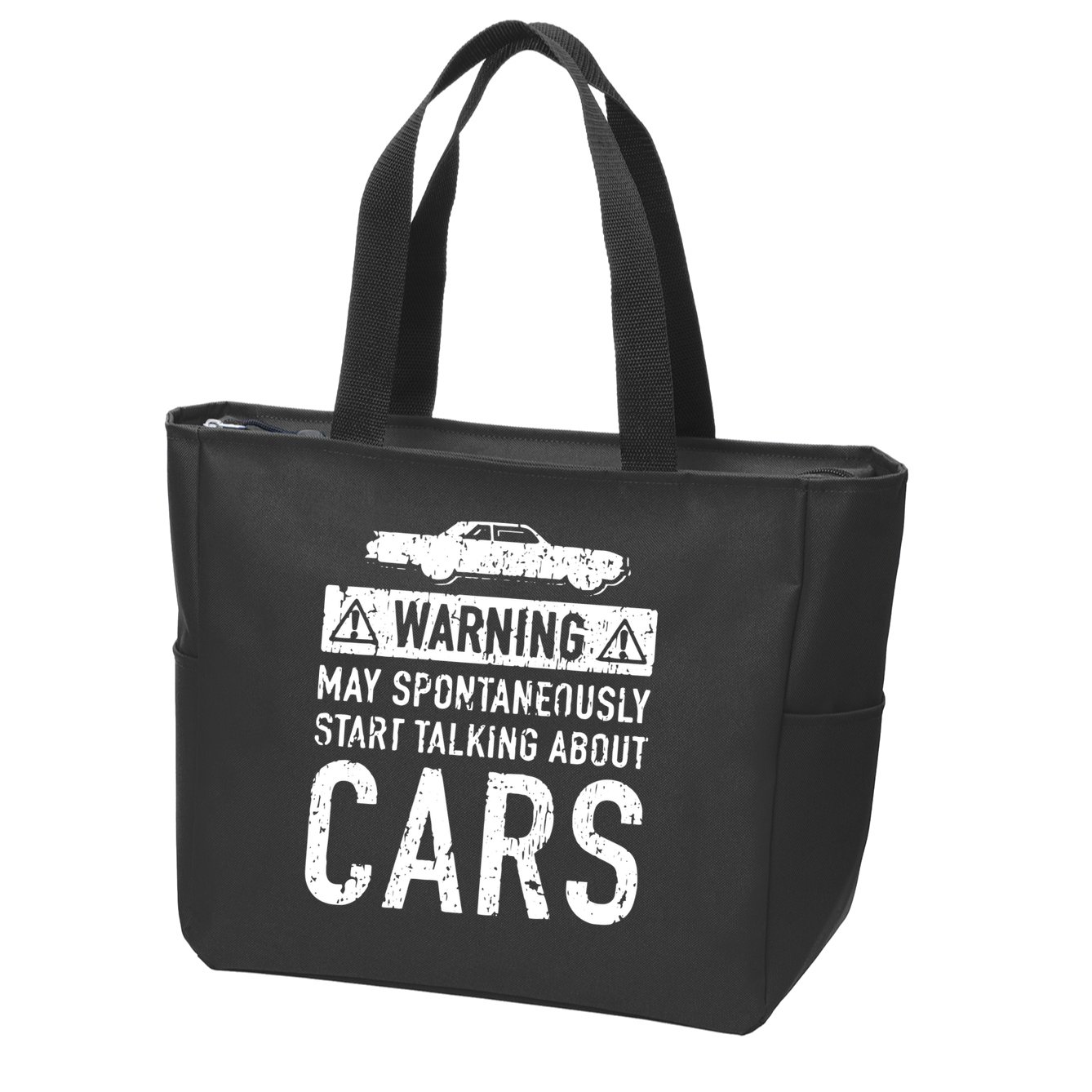 Funny Car Lover Gift Garage Owner Car Fixer Enthusiast Zip Tote Bag