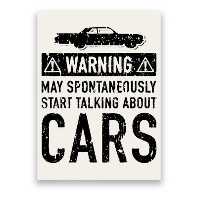 Funny Car Lover Gift Garage Owner Car Fixer Enthusiast Poster