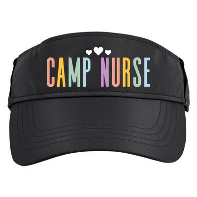 Funny Camping Lover Nursing Matching Summer Camp Nurse Gift Adult Drive Performance Visor