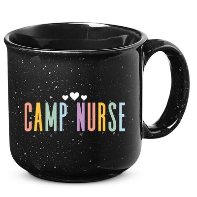Funny Camping Lover Nursing Matching Summer Camp Nurse Gift 15oz Campfire Ceramic Mug