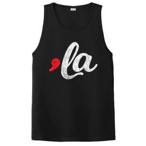 Funny Comma La Kamala Harris 2024 For President Election PosiCharge Competitor Tank