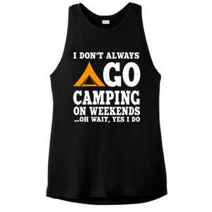 Funny Camping Lover Outfit Nature Hiking And Summer Camp Cute Gift Ladies PosiCharge Tri-Blend Wicking Tank