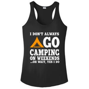 Funny Camping Lover Outfit Nature Hiking And Summer Camp Cute Gift Ladies PosiCharge Competitor Racerback Tank