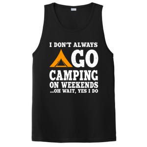 Funny Camping Lover Outfit Nature Hiking And Summer Camp Cute Gift PosiCharge Competitor Tank