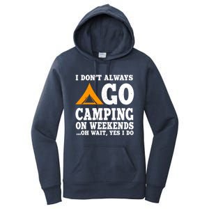 Funny Camping Lover Outfit Nature Hiking And Summer Camp Cute Gift Women's Pullover Hoodie